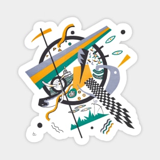 Kandinsky Abstract Art Sticker